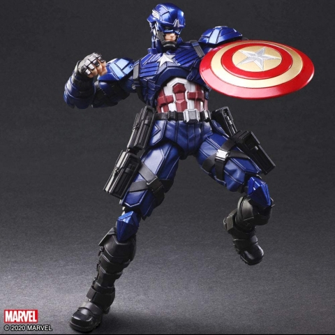 Square Enix Marvel Universe Captain America Aksiyon Figr(15.2cm)