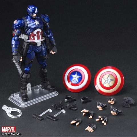 Square Enix Marvel Universe Captain America Aksiyon Figr(15.2cm)