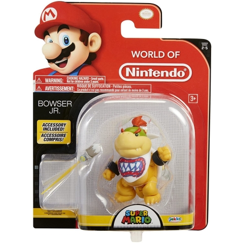 SUPER MARIO World of Nintendo Bowser Jr  Aksiyon Figr(10 cm)