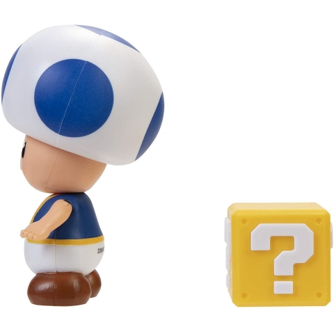 SUPER MARIO Blue Toad  Aksiyon Figr(10 cm)