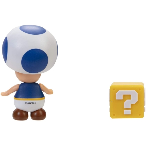 SUPER MARIO Blue Toad  Aksiyon Figr(10 cm)