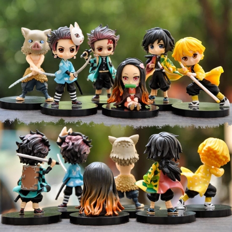 DATCH Anime Figure Set Home Office Desktop Aksiyon Figr(6para)