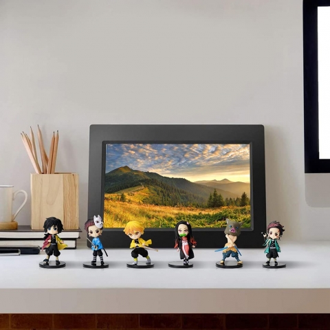 DATCH Anime Figure Set Home Office Desktop Aksiyon Figr(6para)