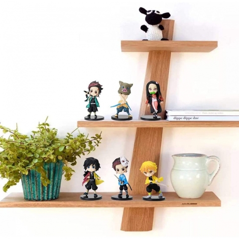 DATCH Anime Figure Set Home Office Desktop Aksiyon Figr(6para)