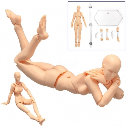 Tenflyer Body Kun DX & Body-Chan DX Aksiyon Figr(13 cm)