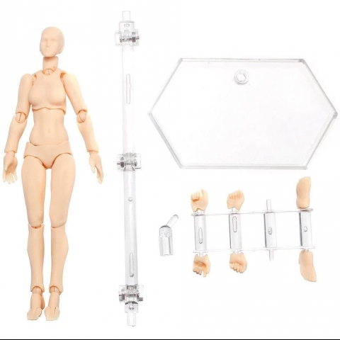 Tenflyer Body Kun DX & Body-Chan DX Aksiyon Figr(13 cm)