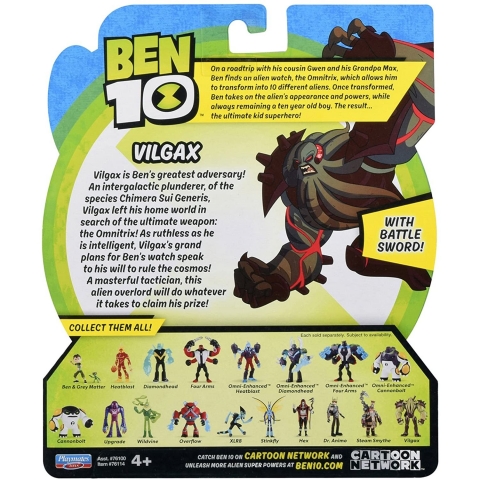 Ben 10 Vilgax Aksiyon Figr(12.7cm)
