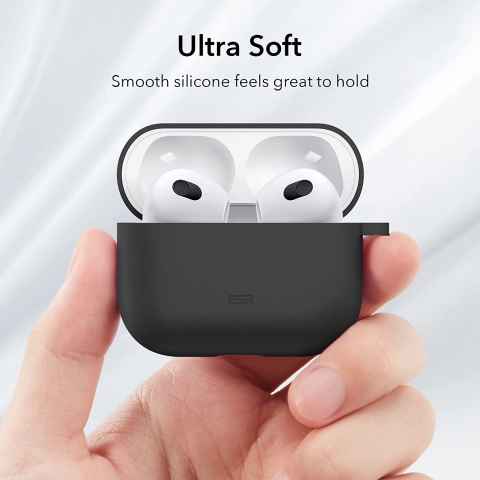 ESR Silikon Apple Airpods 3 Klf-Black