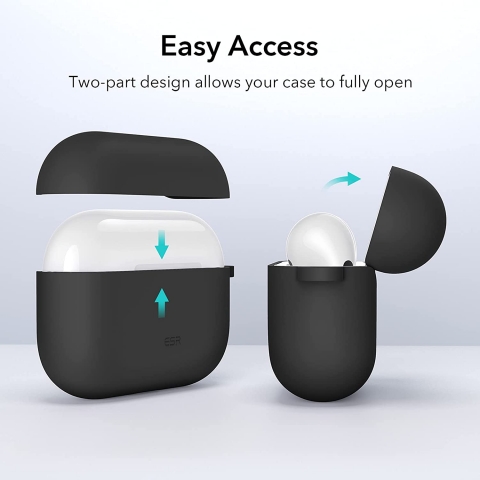 ESR Silikon Apple Airpods 3 Klf-Black