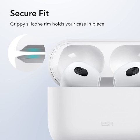 ESR Silikon Apple Airpods 3 Klf-White