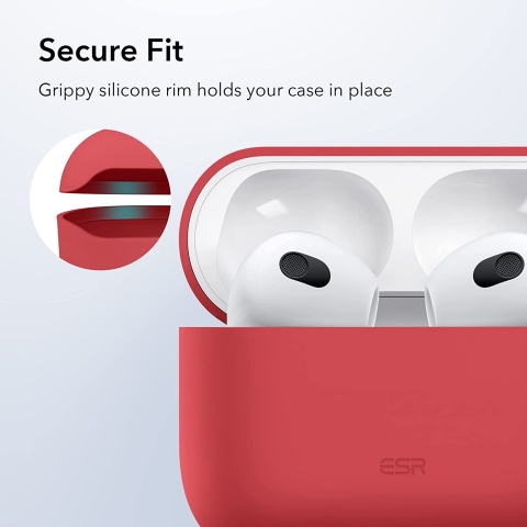 ESR Silikon Apple Airpods 3 Klf-Red