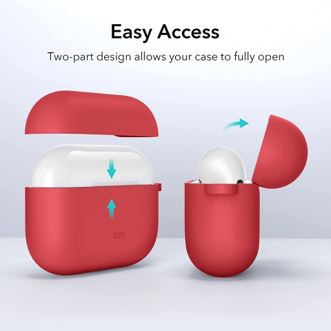 ESR Silikon Apple Airpods 3 Klf-Red