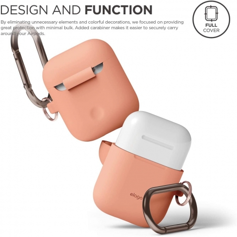 elago Silikon Apple  AirPods 2 Klf-Peach