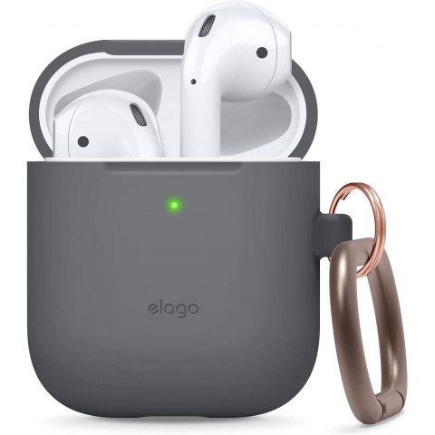 elago Silikon Apple  AirPods 2 Klf-Dark Grey