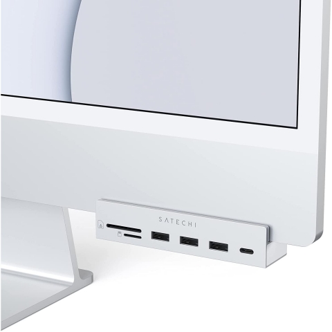 Satechi USB-C Clamp Hub Adaptr (Silver)