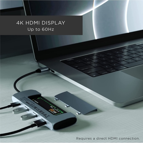 Satechi USB-C Hibrit Multiport Adaptr (Space Gray)