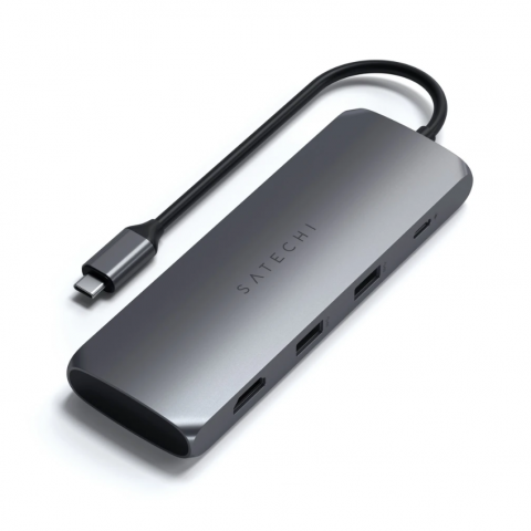 Satechi USB-C Hibrit Multiport Adaptr (Space Gray)