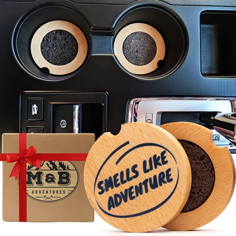 M&B Adventures Dekoratif Bardak Altl(2adet)(Kahverengi)