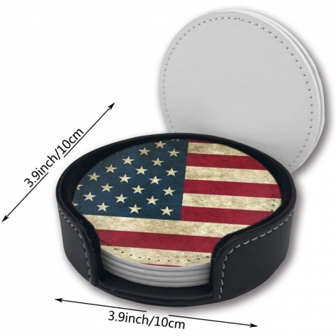 YISHOW USA Dekoratif Bardak Altl(Beyaz)(6 adet)