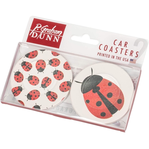 P. Graham Dunn Ladybugs Seramik Bardak Altl(2adet)