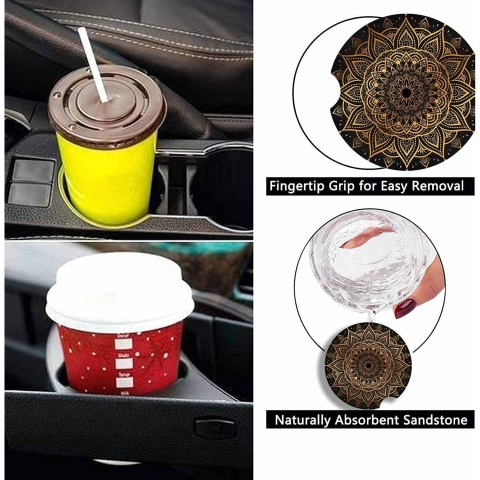 Yaateeh  Mantar Bardak Altl(Kahverengi)(2adet)