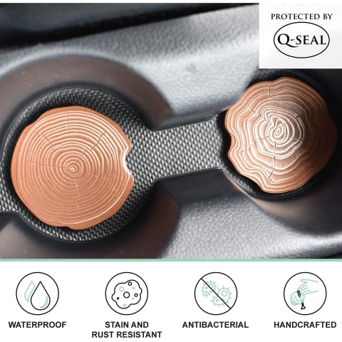 Questech Dekoratif  Bardak Altl(6adet)(Kahverengi)