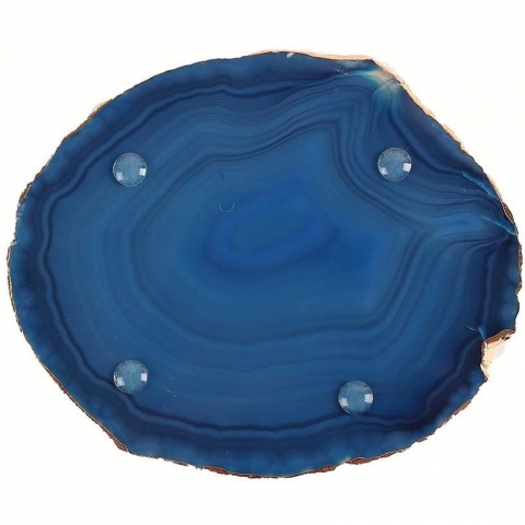 JIC Gem Dekoratif  Bardak Altl(4adet)(Mavi)