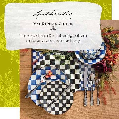MACKENZIE-CHILDS Dekoratif Bardak Altl(4adet)(Renkli)