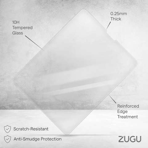 Zugu Case Apple iPad Pro Temperli Cam Ekran Koruyucu (12.9 in)