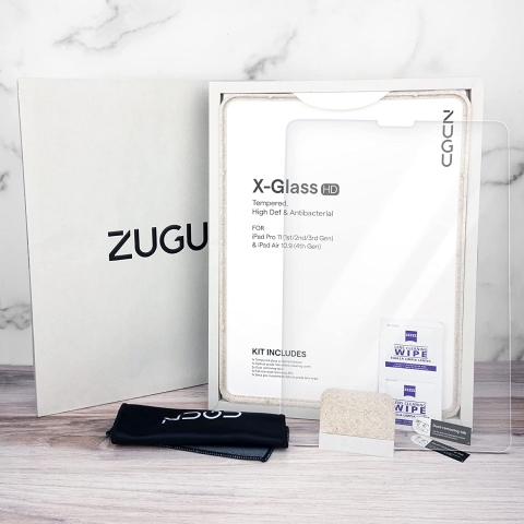 Zugu Case Apple iPad Pro Temperli Cam Ekran Koruyucu (11 in)