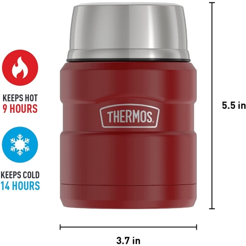 THERMOS 473.18ml Yemek Termosu(Bordo)