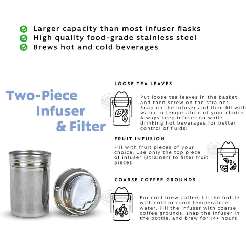 Here & Now Supply Co.  740 mL �elik Termos(Mavi)