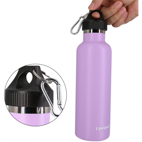 TOPOKO 740 mL elik Termos(Mor)