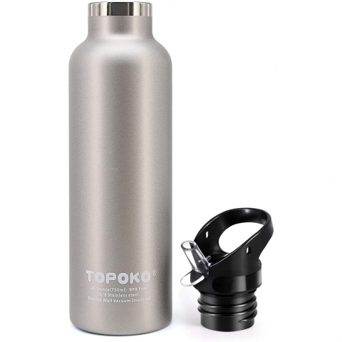 TOPOKO  740 mL elik Termos(Gri)