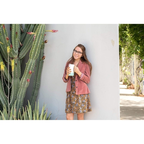 Ello  530 mL Seramik Termos(Beyaz)