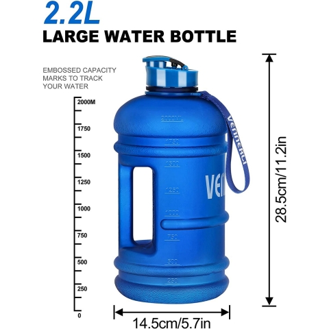 VENNERLI 2188ml Plastik Termos(Lacivert)