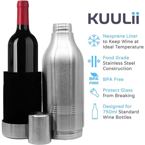 KUULii  750 mL elik Termos(Gri)