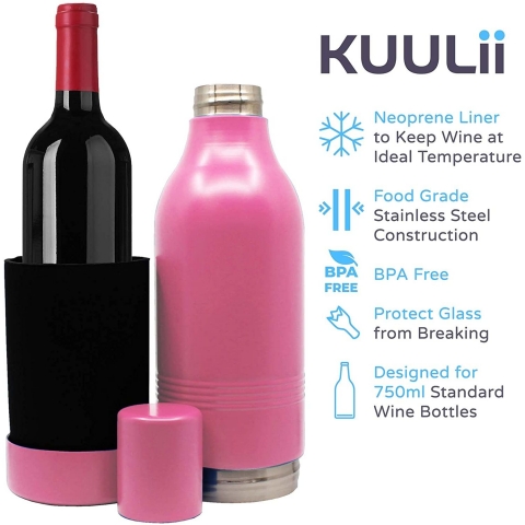 KUULii  750 mL elik Termos(Pembe)