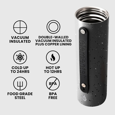 Elemental 590 mL �elik Termos(Gri)