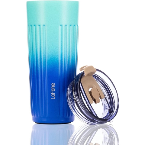 LoFone  500 mL elik Termos(Mavi)