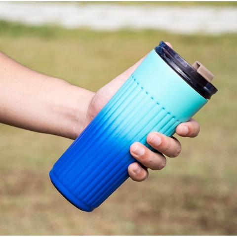 LoFone  500 mL elik Termos(Mavi)