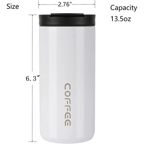 Wulisan 400ml elik Termos(Beyaz)