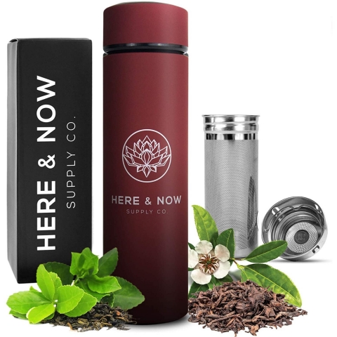 Here & Now Supply Co.  740 mL elik Termos(Krmz)