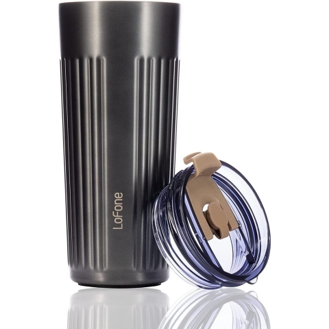 LoFone  500 mL elik Termos(Siyah)