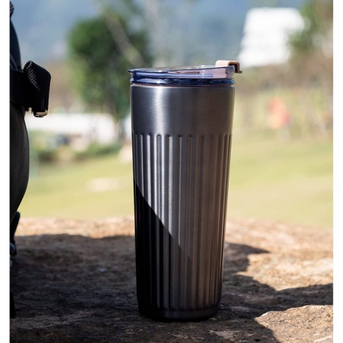 LoFone  500 mL elik Termos(Siyah)