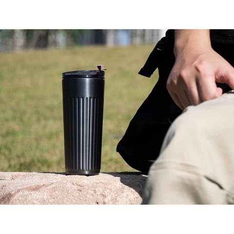 LoFone  500 mL elik Termos(Siyah)