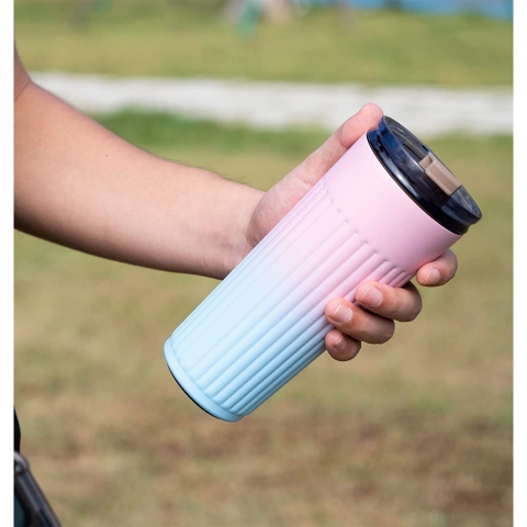 LoFone  500 mL elik Termos(Pembe)