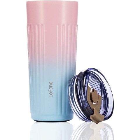 LoFone  500 mL elik Termos(Pembe)