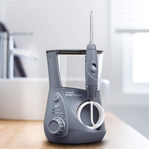 Waterpik WP-667 Aquarius Profesyonel �arjl� A��z Du�u (Gri)