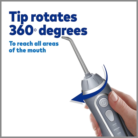 Waterpik Cordless Advanced WP-567 arjl Az Duu (Gri)